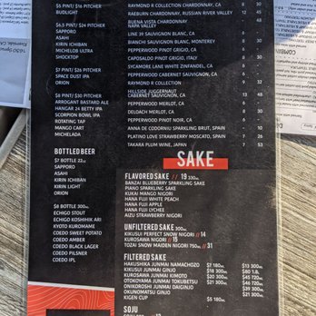 Sushi R91 - Drink menu - Japanese Near Me - Riverside, California