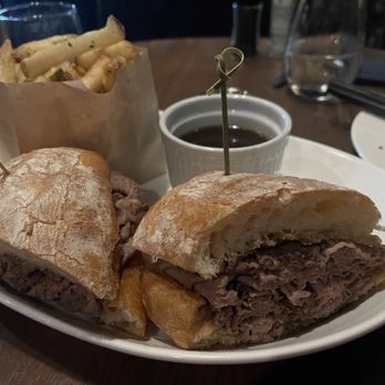 Bennett's Westside Grill - French dip on their bread baked in-house, 10/10 - American Near Me - Rocklin, California