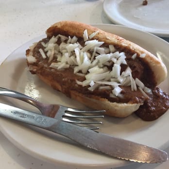 Comet Burgers - Coney dog. Nothing special. If given the choice I would rather have another slider. - New American Near Me - Royal Oak, Michigan Comet Burgers - Coney dog. Nothing special. If given the choice I would rather have another slider. - New American Near Me - Royal Oak, Michigan