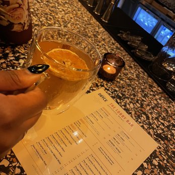 Hotel Dryce - I tried the hoddy toddy it was a cold night.... And let me say they don't add all the extra stuff this a straight DRANK! - Lounges Near Me - Fort Worth, Texas