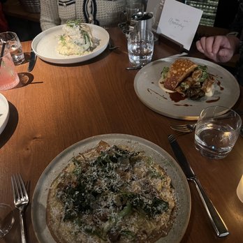 Canoe - Mushroom risotto main, fish main, and crispy pork jowl main - Canadian (New) Near Me - Toronto, Ontario Canoe - Mushroom risotto main, fish main, and crispy pork jowl main - Canadian (New) Near Me - Toronto, Ontario