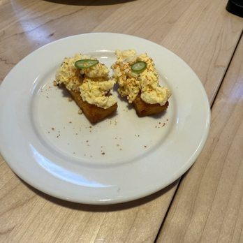 Fox And The Hen - Egg salad crispy potato - Breakfast & Brunch Near Me - Denver, Colorado Fox And The Hen - Egg salad crispy potato - Breakfast & Brunch Near Me - Denver, Colorado