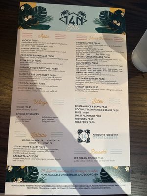 Menu photo 1 14 North Daiquiri Bar Dania Beach, FL