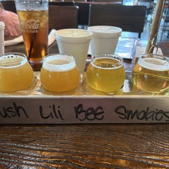 Iron Forge Brewing Co. - Beer flight - Breweries Near Me - Sevierville, Tennessee