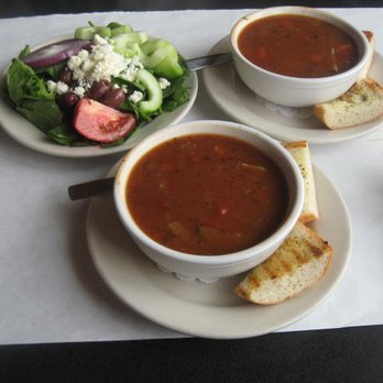 Boccellis Ristorante - (March 24, '16)  the lunch could be had with soup or salad.  It was all very good, based on the group's comments. - Italian Near Me - Gresham, Oregon