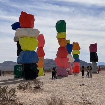 Seven Magic Mountains - Public Art Near Me - Las Vegas, Nevada Seven Magic Mountains - Public Art Near Me - Las Vegas, Nevada