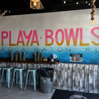 Playa Bowls - Cute wall mural - Acai Bowls Near Me - Boca Raton, Florida Playa Bowls - Cute wall mural - Acai Bowls Near Me - Boca Raton, Florida