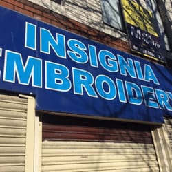 Insignia Embroidery - You'd think they might embroider their sign