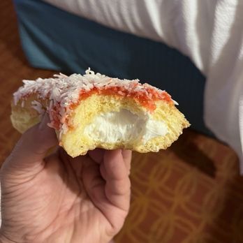 Jeff's Donuts - Zinger style cream filled long John - Donuts Near Me - Louisville, Kentucky