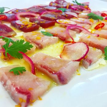 Jason's Kitchen - Yellowtail + Tuna Crudo - Personal Chefs Near Me Jason's Kitchen - Yellowtail + Tuna Crudo - Personal Chefs Near Me