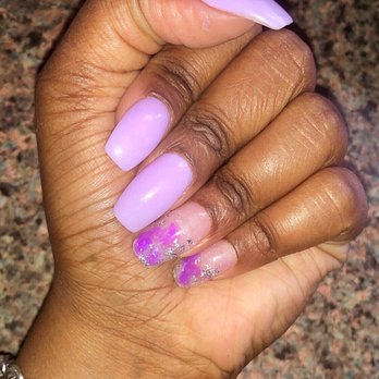 Pink Toes - SNS nail & silver foil design - Nail Salons Near Me - Sunnyside, New York Pink Toes - SNS nail & silver foil design - Nail Salons Near Me - Sunnyside, New York