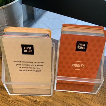 First Watch - First Watch Conversational cards - Breakfast & Brunch Near Me - Novi, Michigan First Watch - First Watch Conversational cards - Breakfast & Brunch Near Me - Novi, Michigan