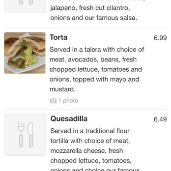 Linda Rosa Market - Description of torta. And the price on Yelp menu - Grocery Near Me - Pasadena, California
