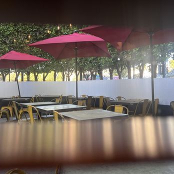 Breakfast Republic - Outdoor patio view from window - Breakfast & Brunch Near Me - Los Angeles, California Breakfast Republic - Outdoor patio view from window - Breakfast & Brunch Near Me - Los Angeles, California