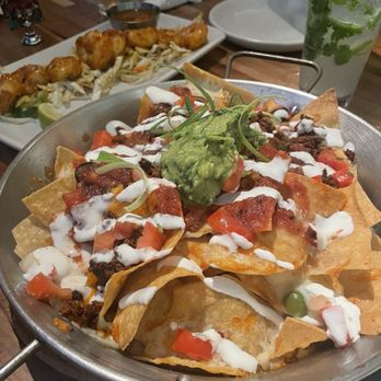 Cactus Restaurants - Kirkland - Nachos with Chorizo added - Tex-Mex Near Me - Kirkland, Washington