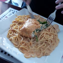 Chicken a la Toscana. At Bella's in Lockhart.