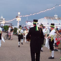 airbourne - Morris dancing on the promenade 2005 (sorry it's a bit blurred)