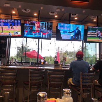 Benjamin's Pizza Kitchen & Bar - Bar from high tops. - Pizza Near Me - Roanoke, Texas