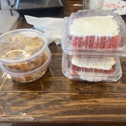 Fleming Street  Bakery & Southern Cuisine - Awesome Peach Cobbler & Strawberry Cake