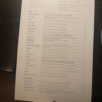 Silla Del Toro - Menu - Tapas/Small Plates Near Me - Atlanta, Georgia