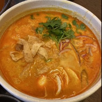 Aung Burma - Coconut Chicken Noodle Soup - Burmese Near Me - Concord, California