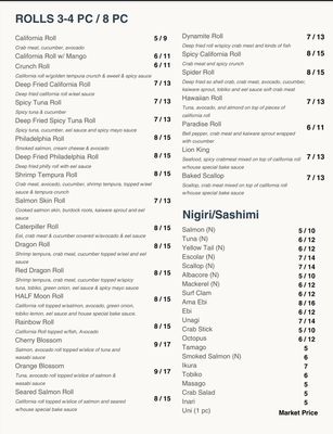 Menu photo 3 Sushilicious Seattle, WA Menu photo 3 Sushilicious Seattle, WA