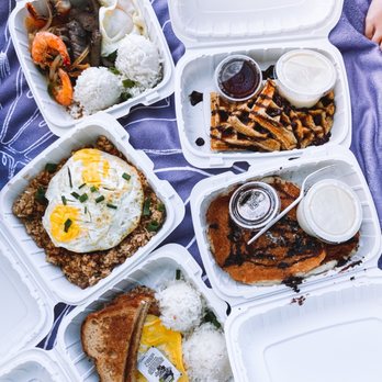 808 Grindz Cafe - Brunch spread - Cafes Near Me - Lahaina, Hawaii 808 Grindz Cafe - Brunch spread - Cafes Near Me - Lahaina, Hawaii