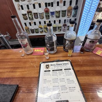 RHS Royal Hawaii Spirits - Flight! Comes with 4 shots. Be daring because it's worth it. - Bars Near Me - Honolulu, Hawaii RHS Royal Hawaii Spirits - Flight! Comes with 4 shots. Be daring because it's worth it. - Bars Near Me - Honolulu, Hawaii