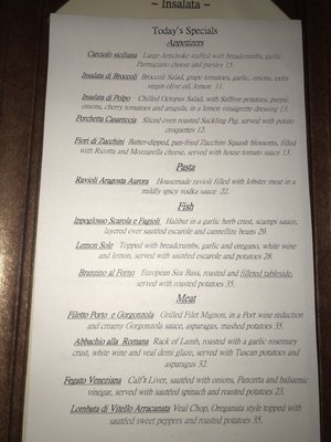 Menu photo 3 Taormina Restaurant Kenilworth, NJ Menu photo 3 Taormina Restaurant Kenilworth, NJ