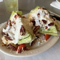 Huntington's Steakhouse - Iceberg wedge salad. Fabulous!