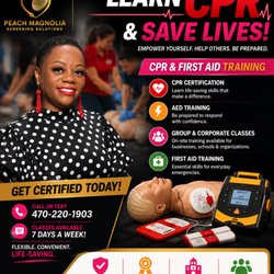 Peach Magnolia Screening Solutions - Need CPR/BLS certification or renewal??? Come see us!