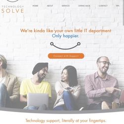 Technology Solve - Website Screenshot