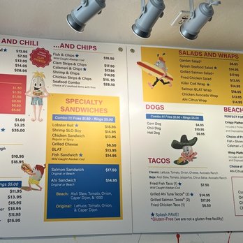 Splash Cafe - Menu - American Near Me - Pismo Beach, California Splash Cafe - Menu - American Near Me - Pismo Beach, California