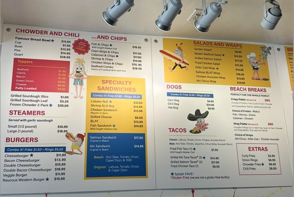Menu photo 1 Splash Cafe Pismo Beach, CA Menu photo 1 Splash Cafe Pismo Beach, CA