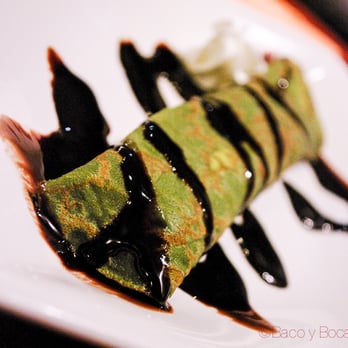 Bun Sichi - Crep de Te verde con platano y chocolate - Japanese Near Me - Barcelona, B Bun Sichi - Crep de Te verde con platano y chocolate - Japanese Near Me - Barcelona, B