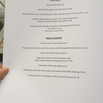 Harmsen - Menu. - Modern European Near Me - Amsterdam, New Hampshire