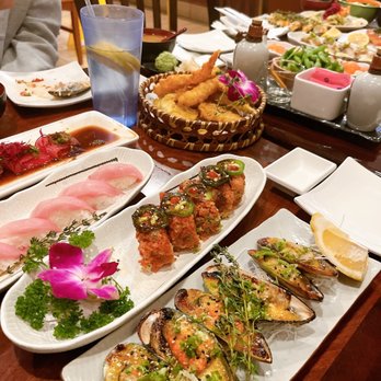 Samurai Sushi 2 - a table full of food - Sushi Bars Near Me - Hesperia, California Samurai Sushi 2 - a table full of food - Sushi Bars Near Me - Hesperia, California
