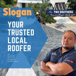 Two Brothers Roofing - Elevating Every Roof, One Family at a Time!" Two Brotgers Roofing Llc call today book your free roof assessment
