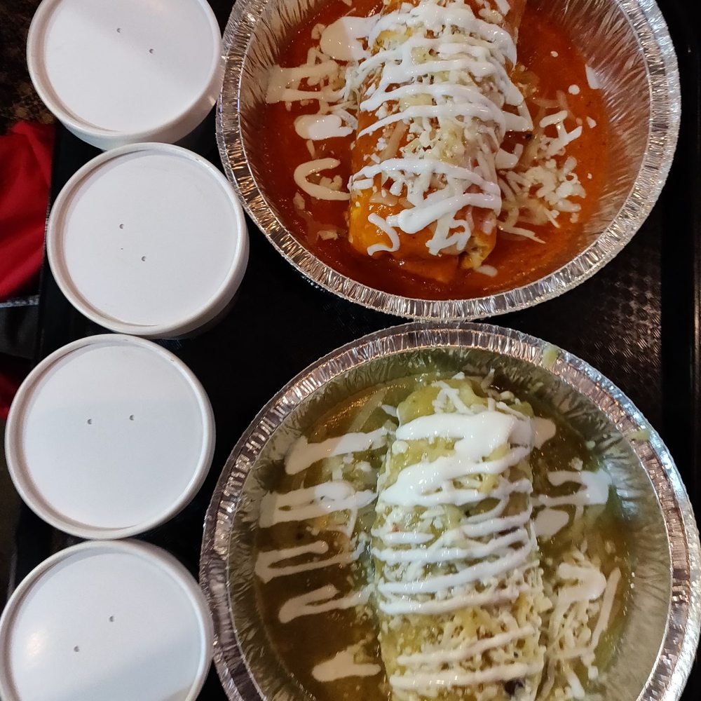 Taco Mesa - Wet Blackened Salmon and Chicken Burritos with rice and beans. Yum! - Mexican Near Me - Ladera Ranch, California Taco Mesa - Wet Blackened Salmon and Chicken Burritos with rice and beans. Yum! - Mexican Near Me - Ladera Ranch, California