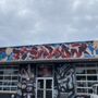 Photo of Porky Pig & Pavillion Text Mural