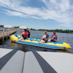 Cragun's Resort on Gull Lake - Banana boat ride offer only in the summer