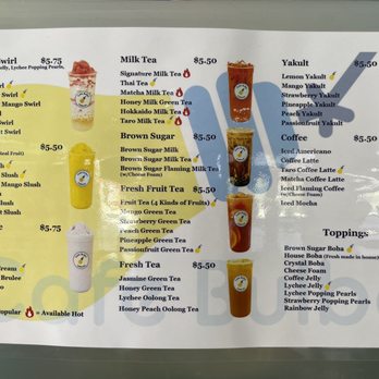 Cafe Bulba - Menu - Bubble Tea Near Me - Anaheim, California
