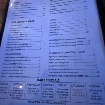 Matilda - New American Near Me - Chicago, Illinois