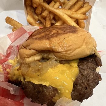 7th Street Burger 86th Street - Double Cheeseburger and Fries - Burgers Near Me - New York, New York