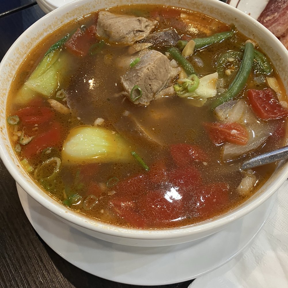 Mountain West Eatery - Sinigang salmon(sour soup) - American Near Me - Las Vegas, Nevada Mountain West Eatery - Sinigang salmon(sour soup) - American Near Me - Las Vegas, Nevada