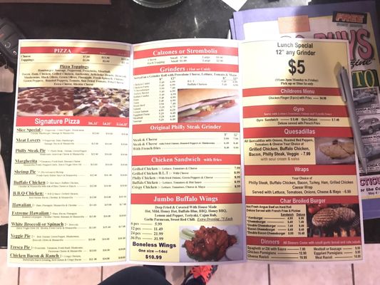 Menu photo 2 Slice Pizza Bar New London, CT Menu photo 2 Slice Pizza Bar New London, CT