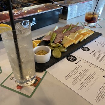 Sto Lat Bar - Charcuterie plate Belvedere 75 and Old Fashioned - Bars Near Me - Buffalo, New York Sto Lat Bar - Charcuterie plate Belvedere 75 and Old Fashioned - Bars Near Me - Buffalo, New York