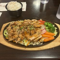 OHKIM Sushi & Grill - Chicken Teriyaki (came with miso soup and salad)