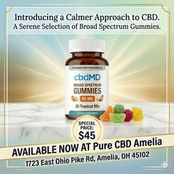 Pure CBD - Stop by Today! Pure CBD Amelia!  Tell us yelp sent you, get an extra 10% off.