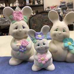 Jan's Ceramic Creations Plus - Bunnies for spring